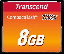 [8GB133X] CARTE MÉMOIRE COMPACT FLASH
