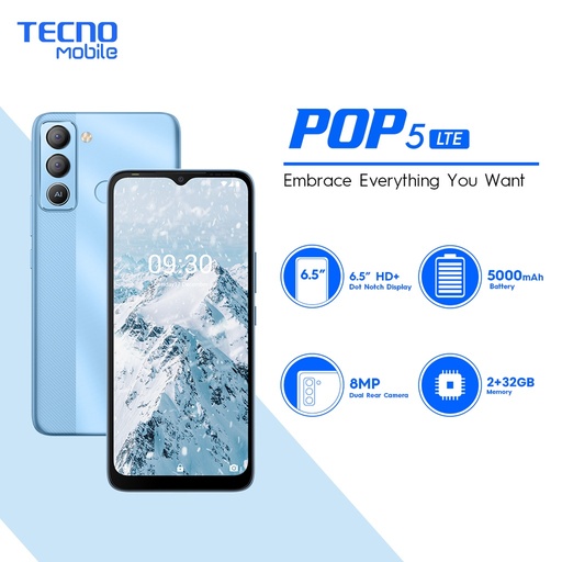 [BD4H] TELEPHONE TECNO POP 5 PRO 32GB